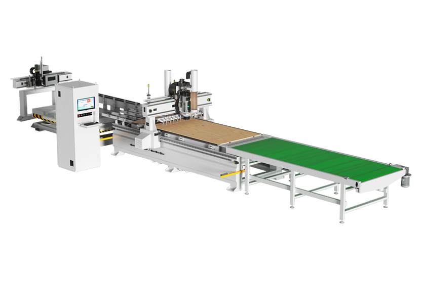 SKL-2813EL 數(shù)控貼標(biāo)開料加工中心  
