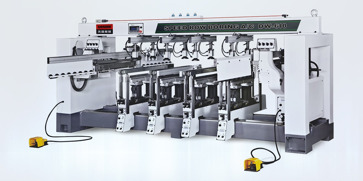 DW-610六排多軸木工鉆床